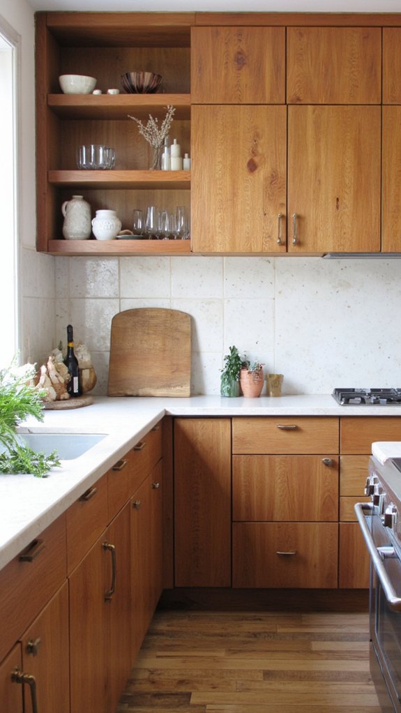 textured cabinetry enhances luxury