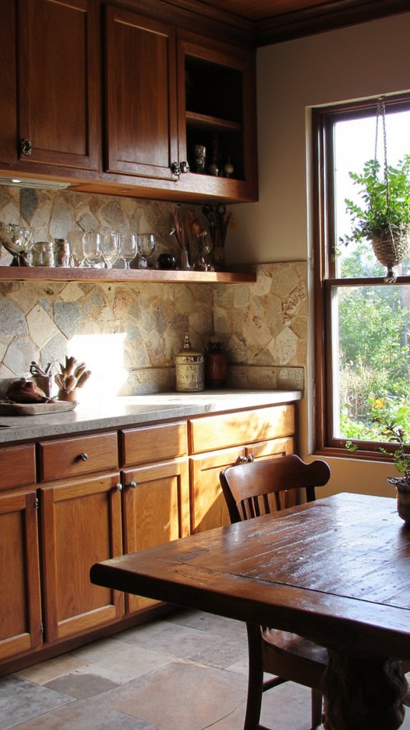 textured finishes enhance kitchens