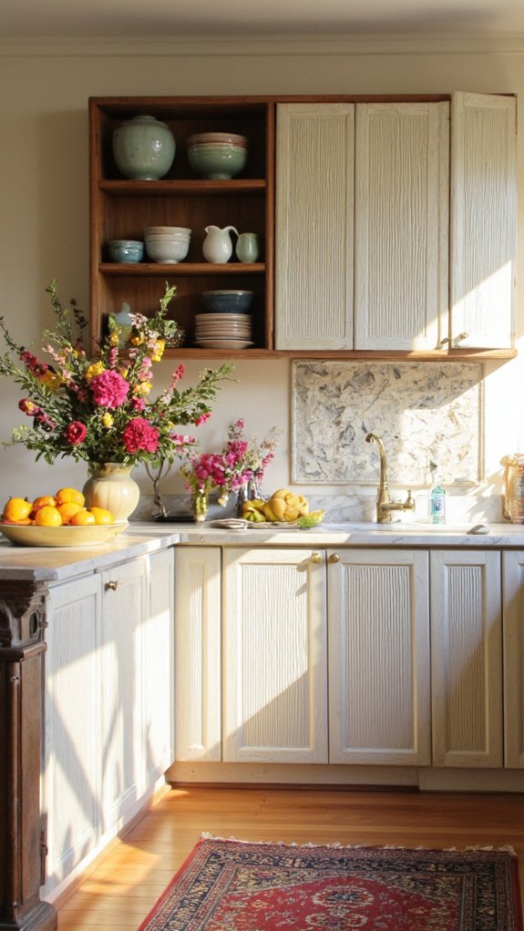 textured finishes with color