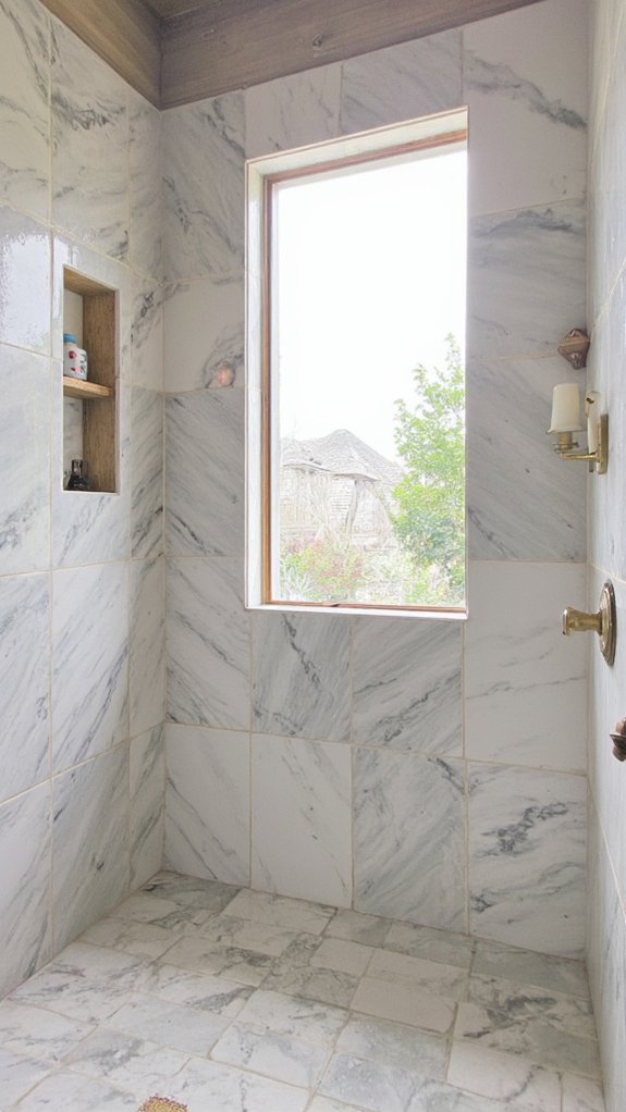 textured marble enhances luxury