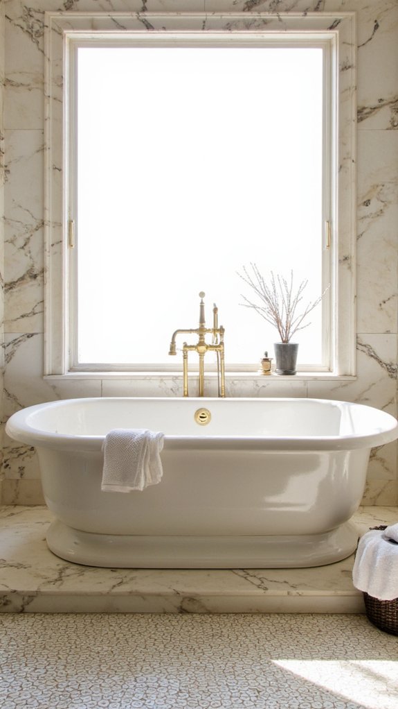 textured marble enhances luxury