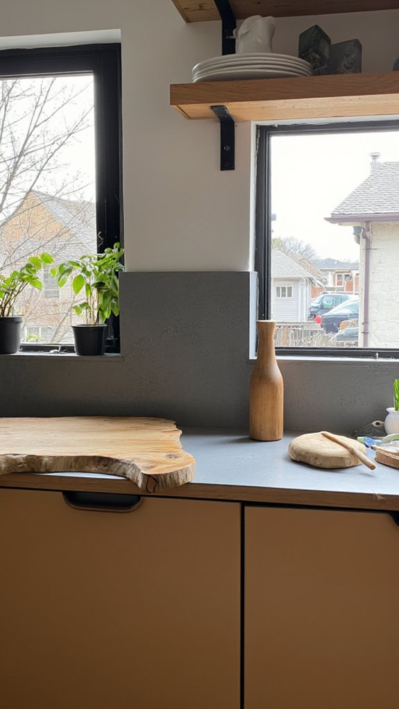 textured matte backsplash elegance