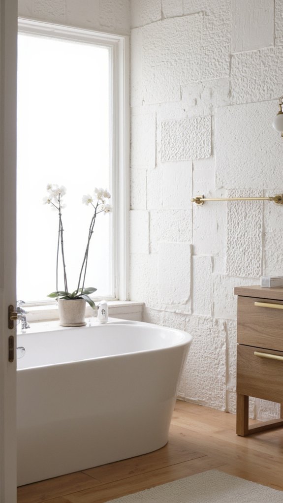 textured panels enhance elegance