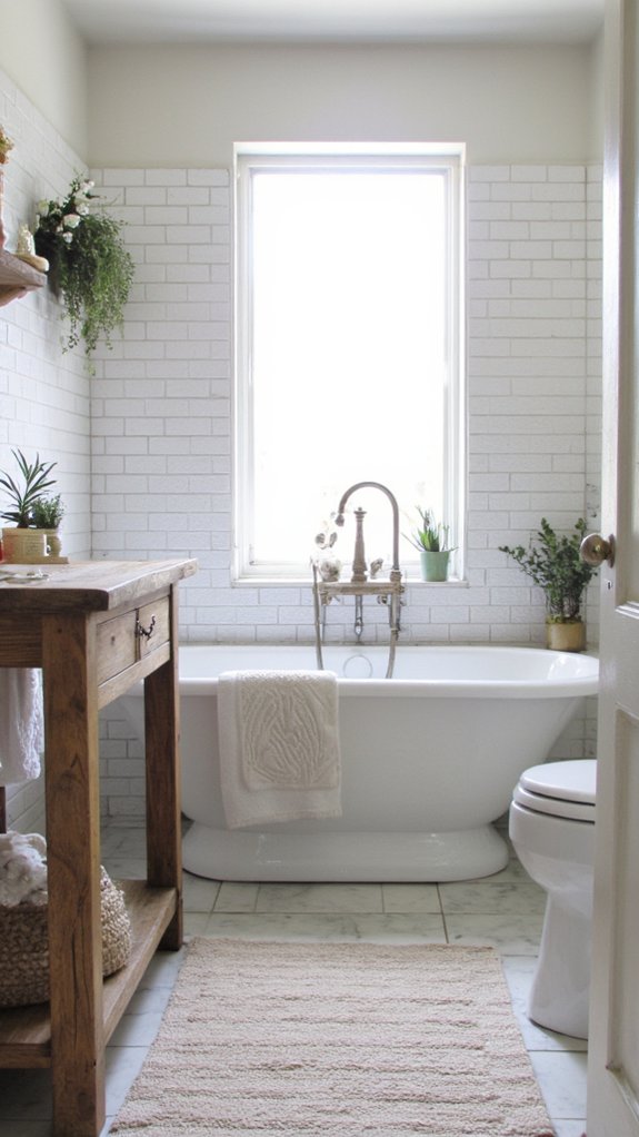 textured subway tile elegance