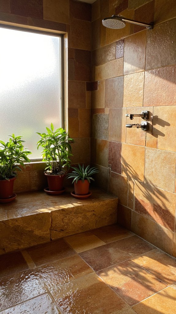 textured tiles enhance aesthetics