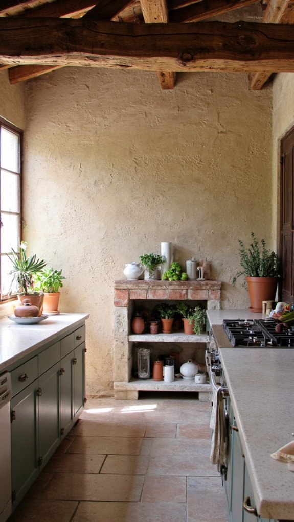 textured wall finishes enhance ambiance