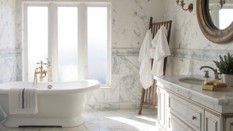 timeless marble bathroom designs