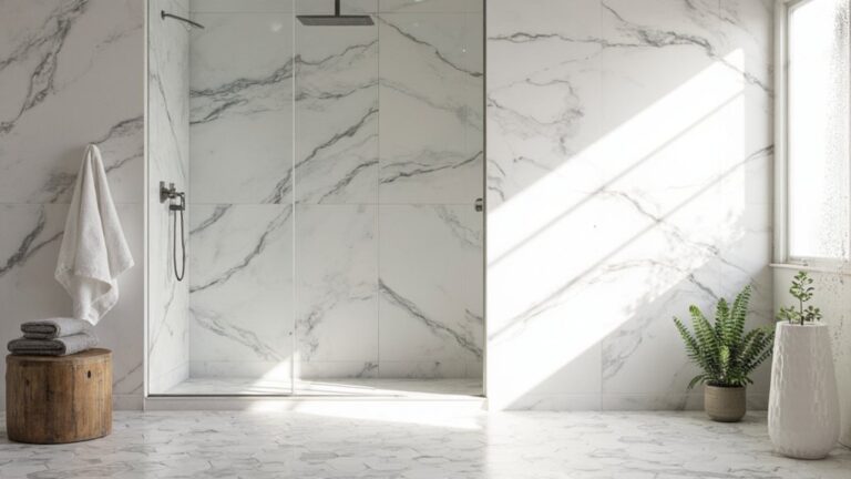 timeless marble shower designs