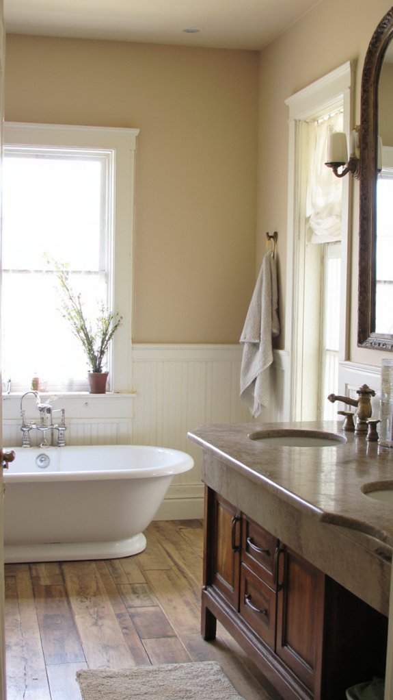 timeless neutral bathroom elegance