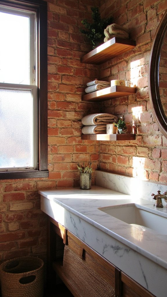 towel racks enhance bathroom style