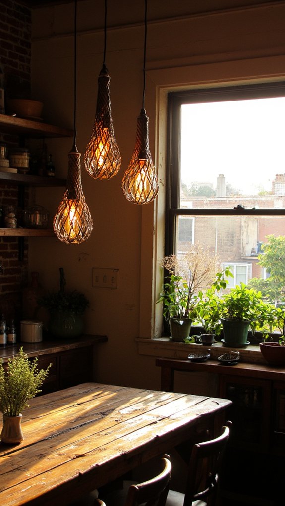 transformative artistic kitchen lighting