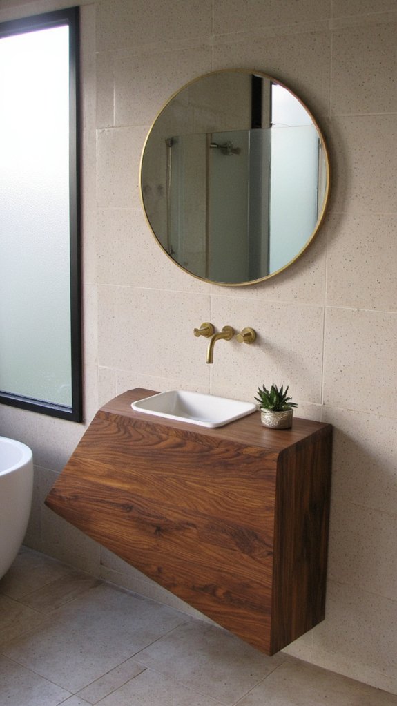 transformative geometric bathroom vanities