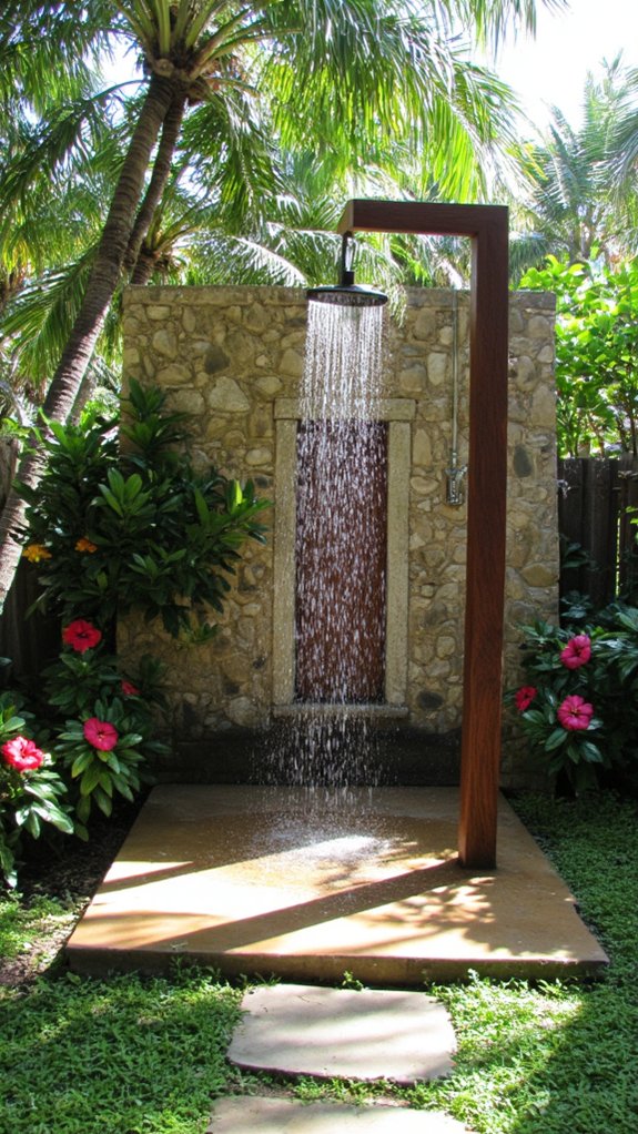 tropical shower escape experience
