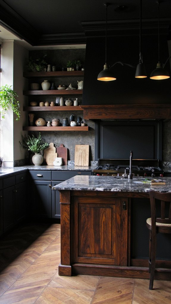 unique stylish kitchen centerpiece