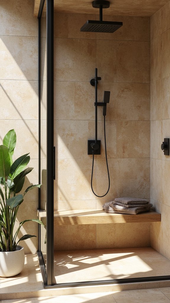 versatile luxurious shower experience