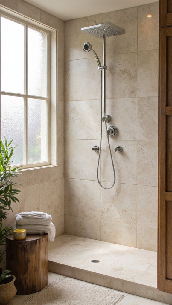 versatile spa like shower experience
