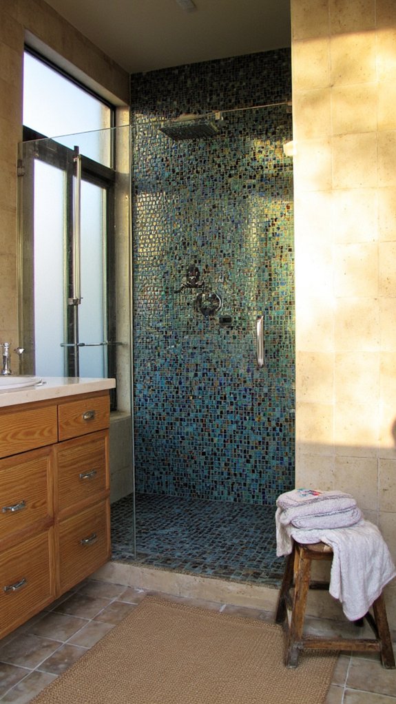vibrant artistic mosaic tiles