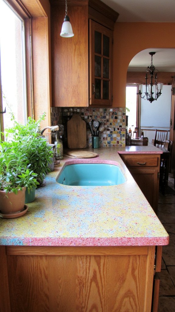 vibrant quartz kitchen transformation