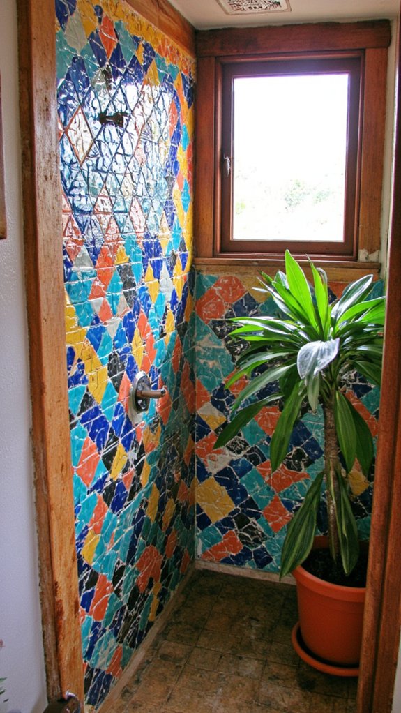 vibrant tile mosaic transformation