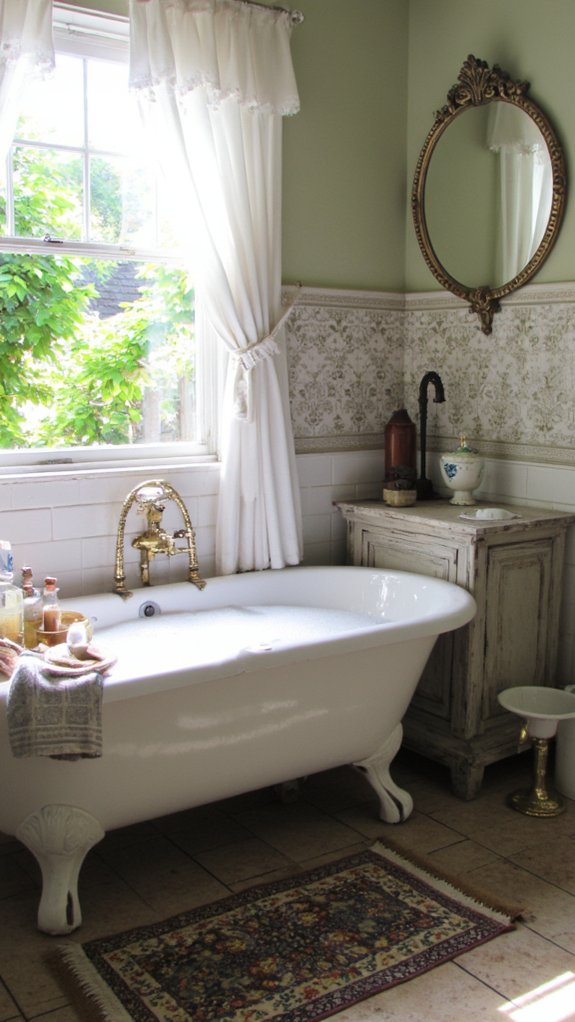 vintage bathroom charm elements