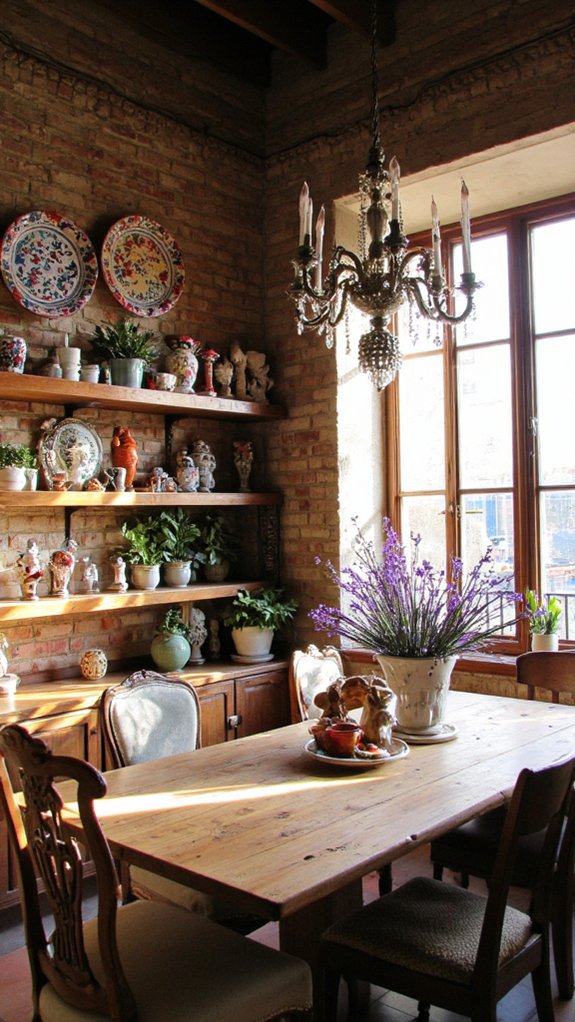 vintage charm in kitchen