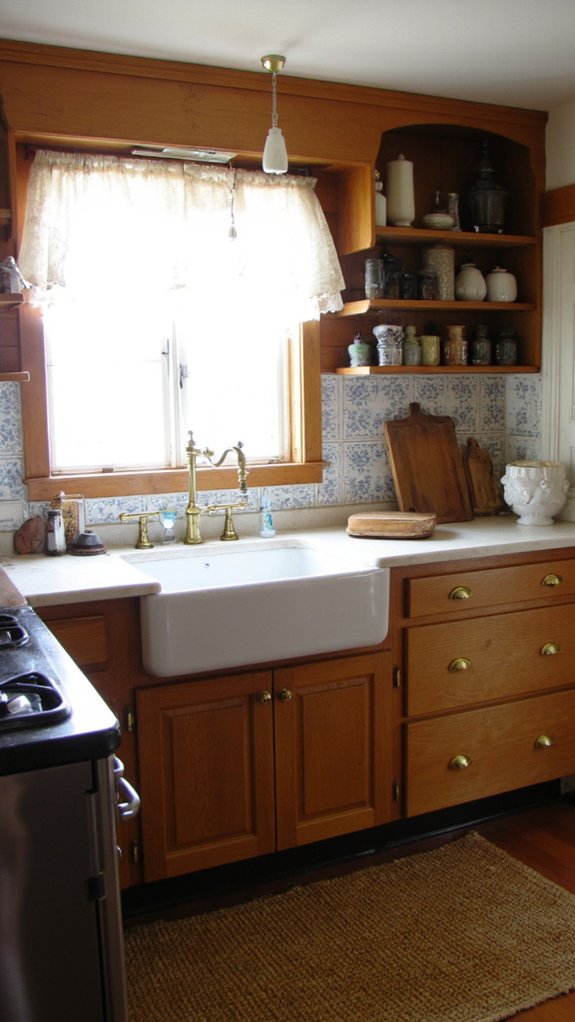 vintage charm in kitchens
