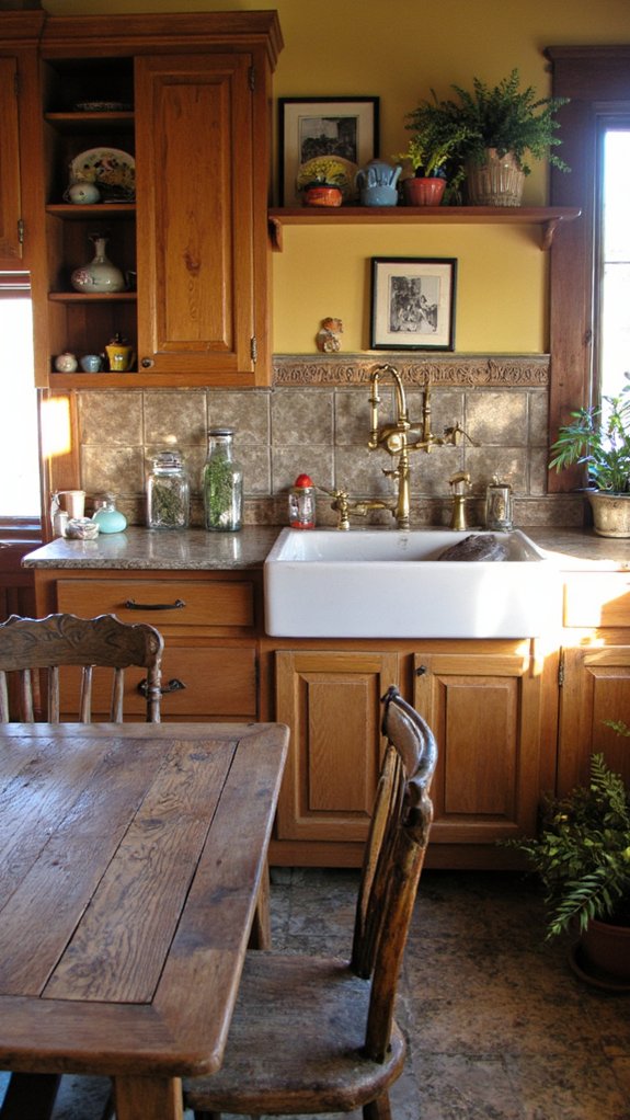 vintage charm in kitchens