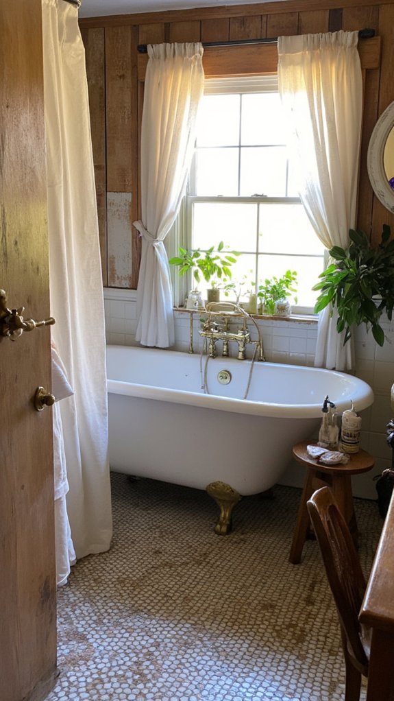 vintage luxury bathroom centerpiece