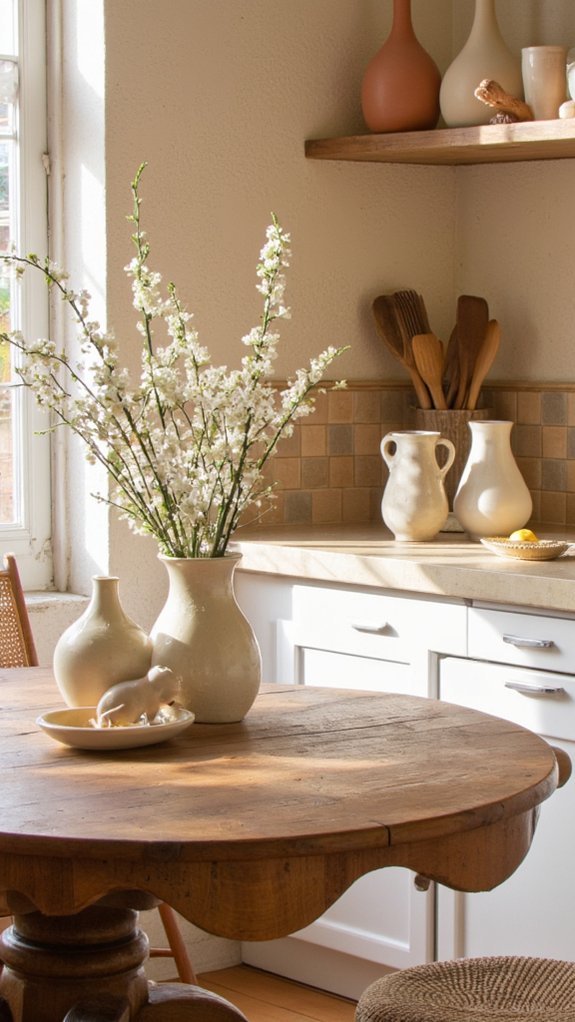 warm beige home accessories