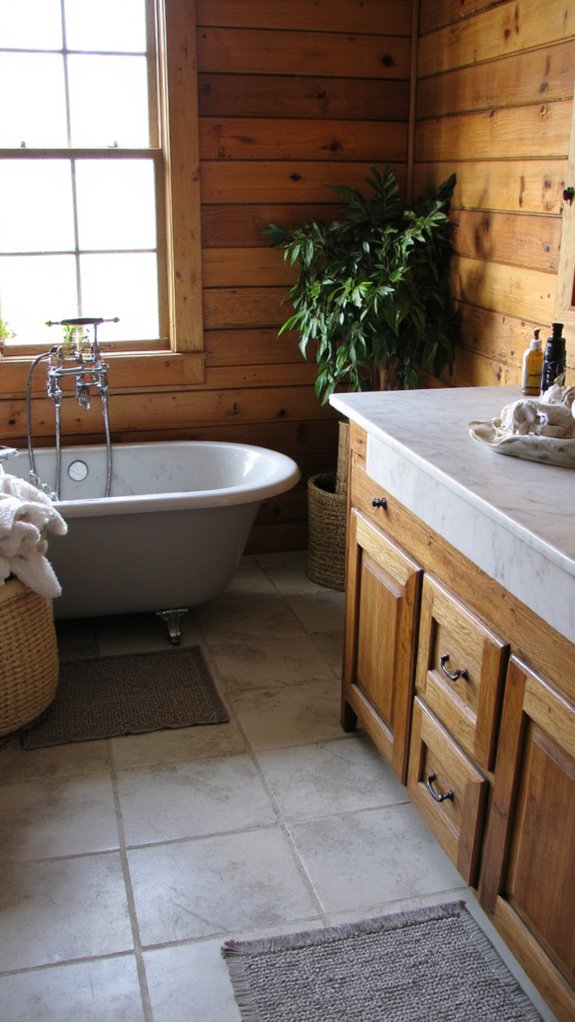 warm earthy tones blend