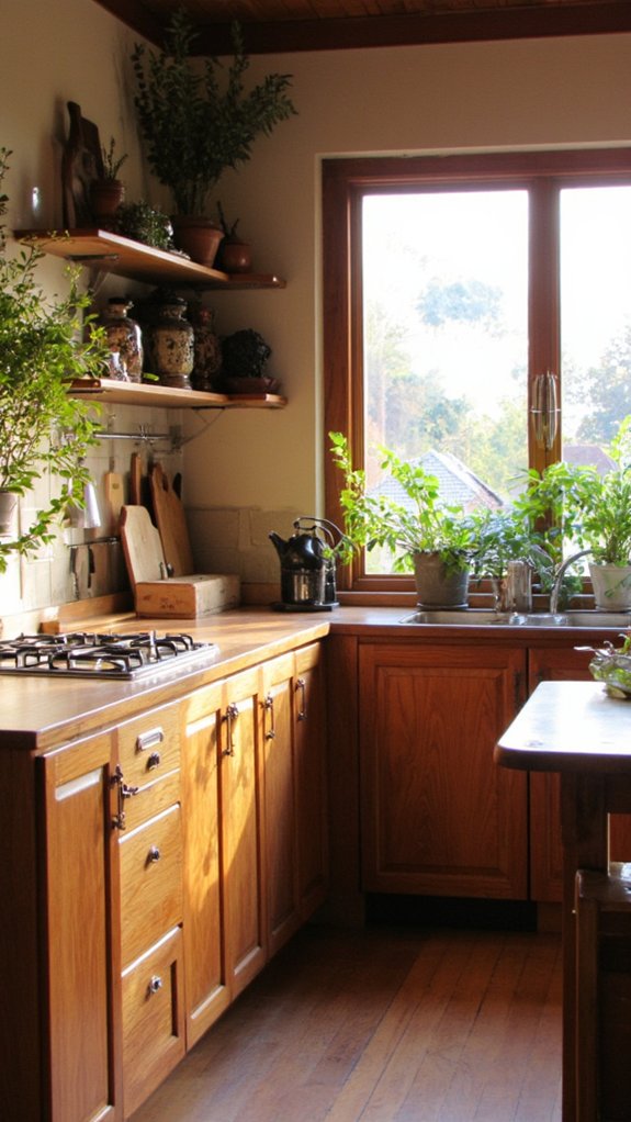 warm inviting kitchen ambiance