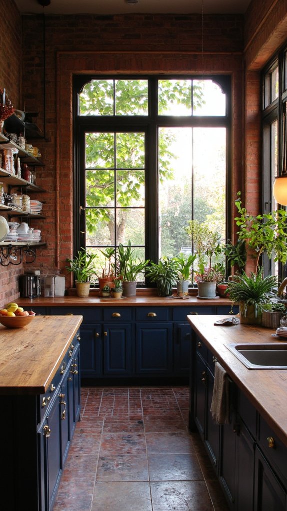 warm inviting kitchen atmosphere
