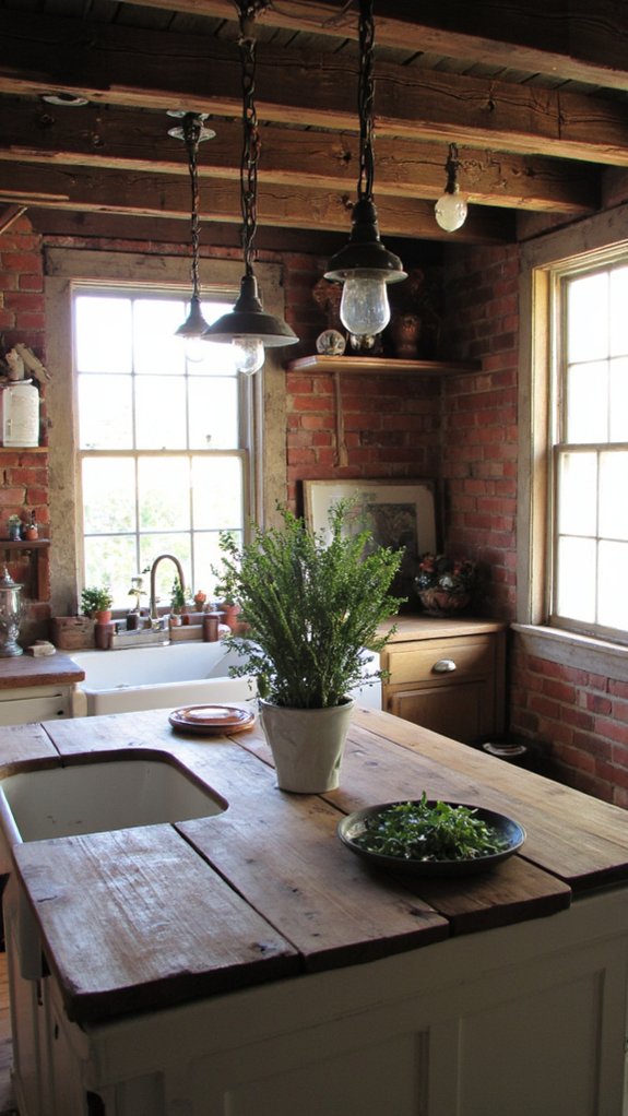 warm rustic charm lighting