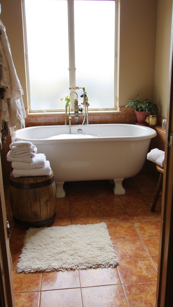 warm tiles cozy retreat