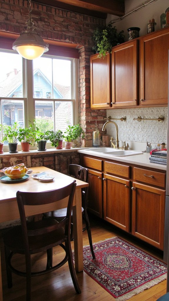 warm vibrant kitchen decor