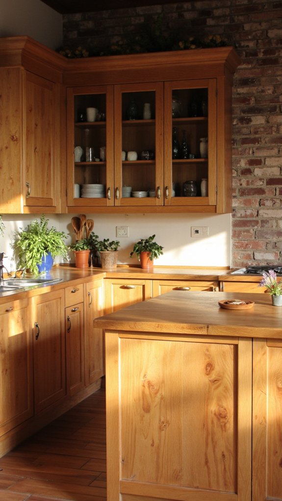 warm wood enhances modern design