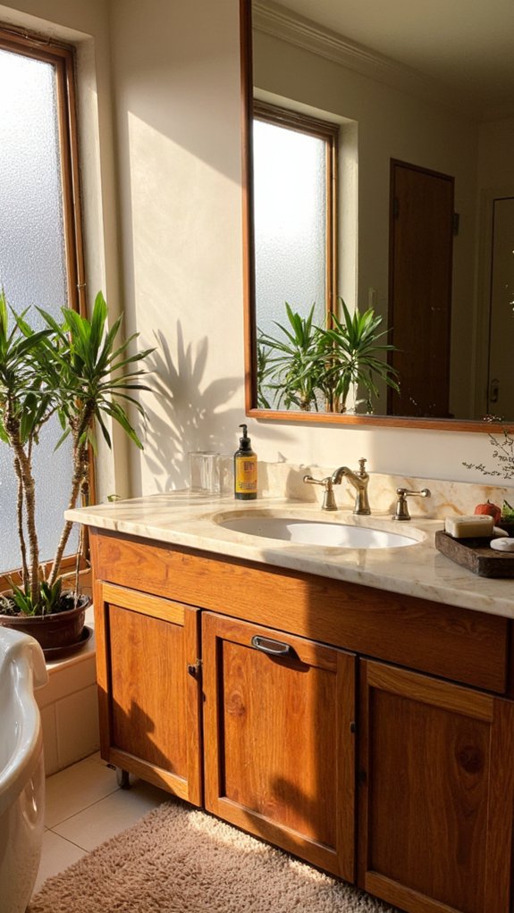 warm wood luxury accents