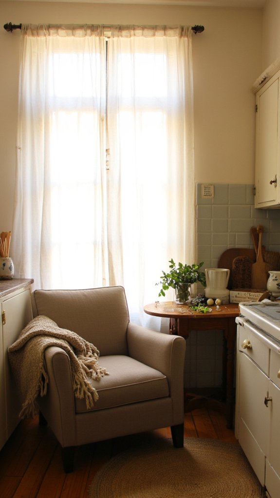 warmth through soft textiles