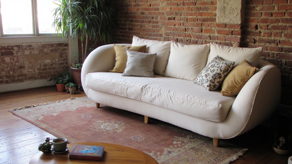 artistic beige sofa designs