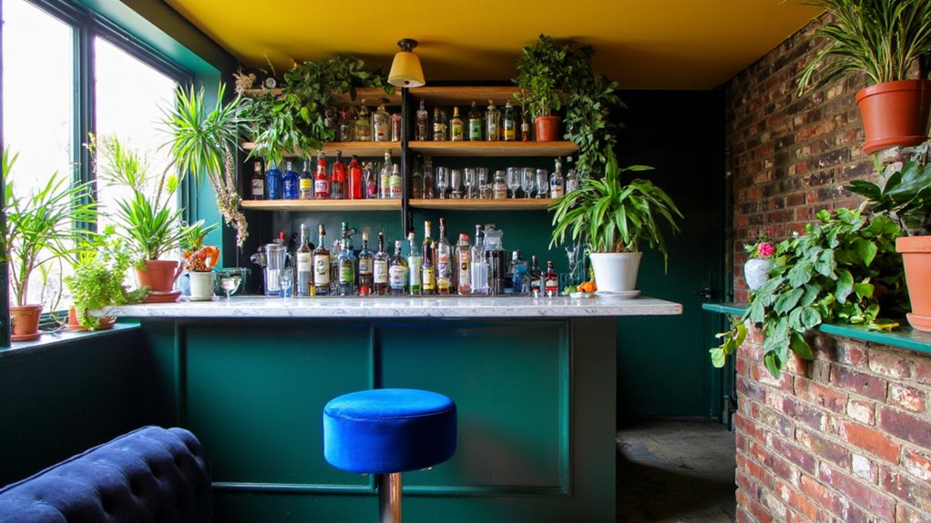 bold and vibrant decor