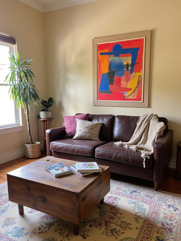 bold artwork creates vibrancy