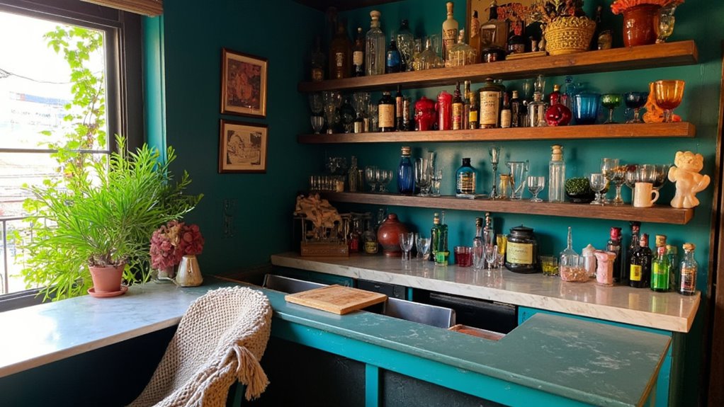 bold colors create atmosphere