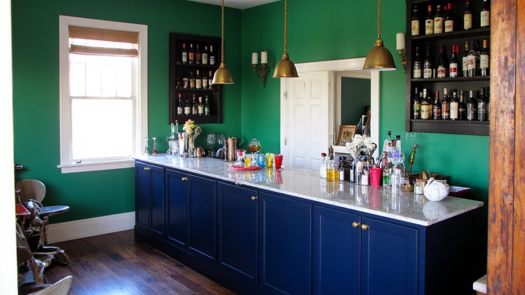 bold colors energize atmosphere