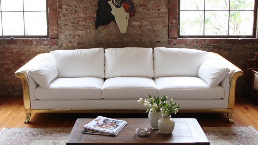 bold elegant curved sofa