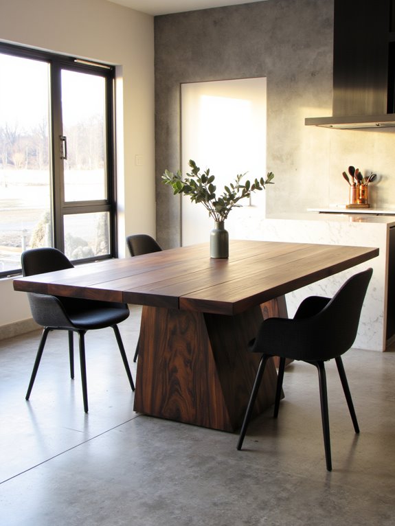 bold minimalist dining tables