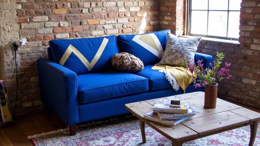 bold patterns enhance sofas