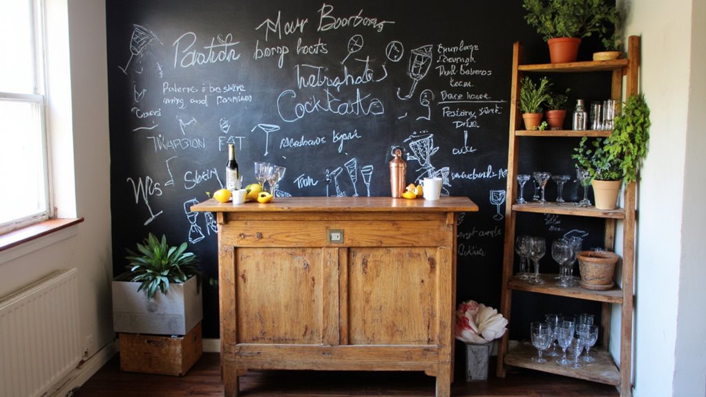 chalkboard wall for creativity