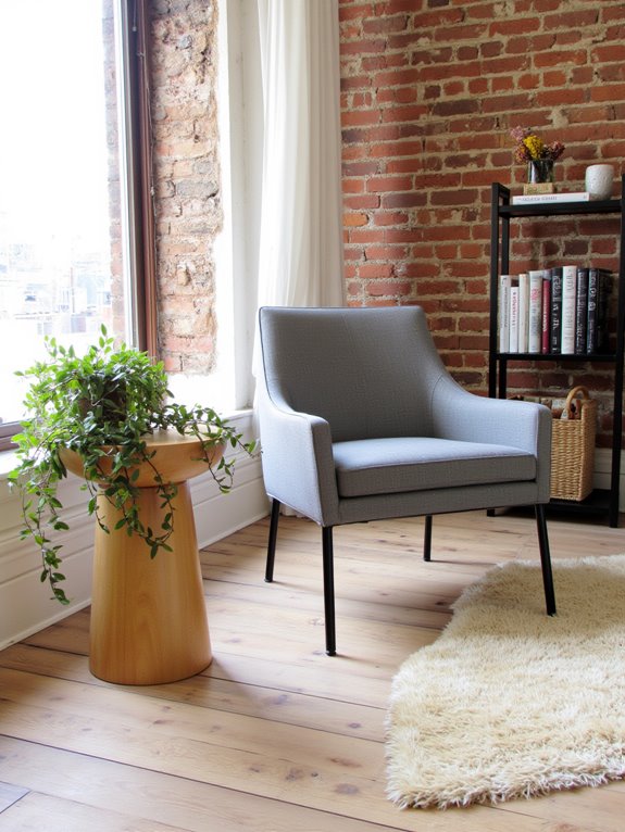 chic minimalist accent chairs