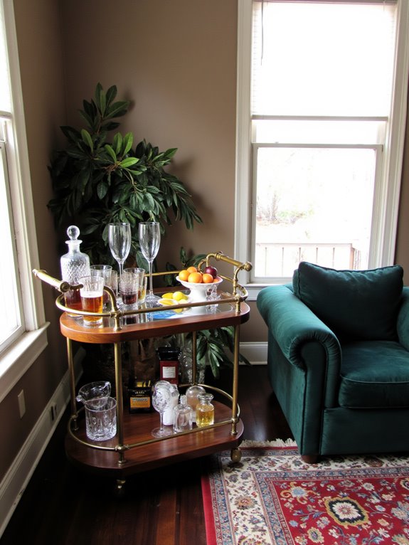 classy bar cart essentials