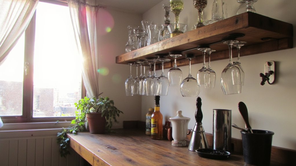 clever glassware storage solutions